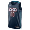 Oklahoma City Thunder Custom Nike 2025-26 City Edition Musta Miesten Pelipaidat Swingman